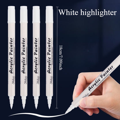 Smart Buddle – 4pc Acrylic White Marker Set