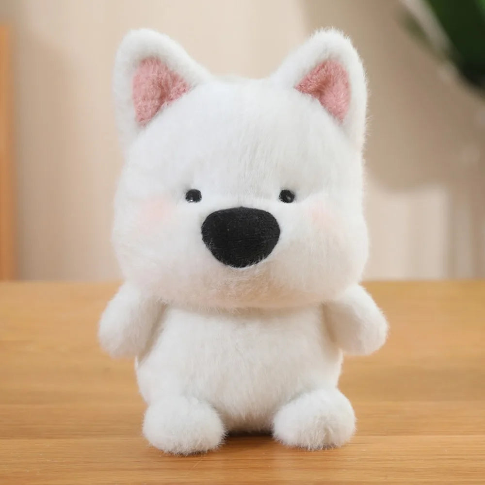 Cute Small Shiba Inu White Dog Plush toy