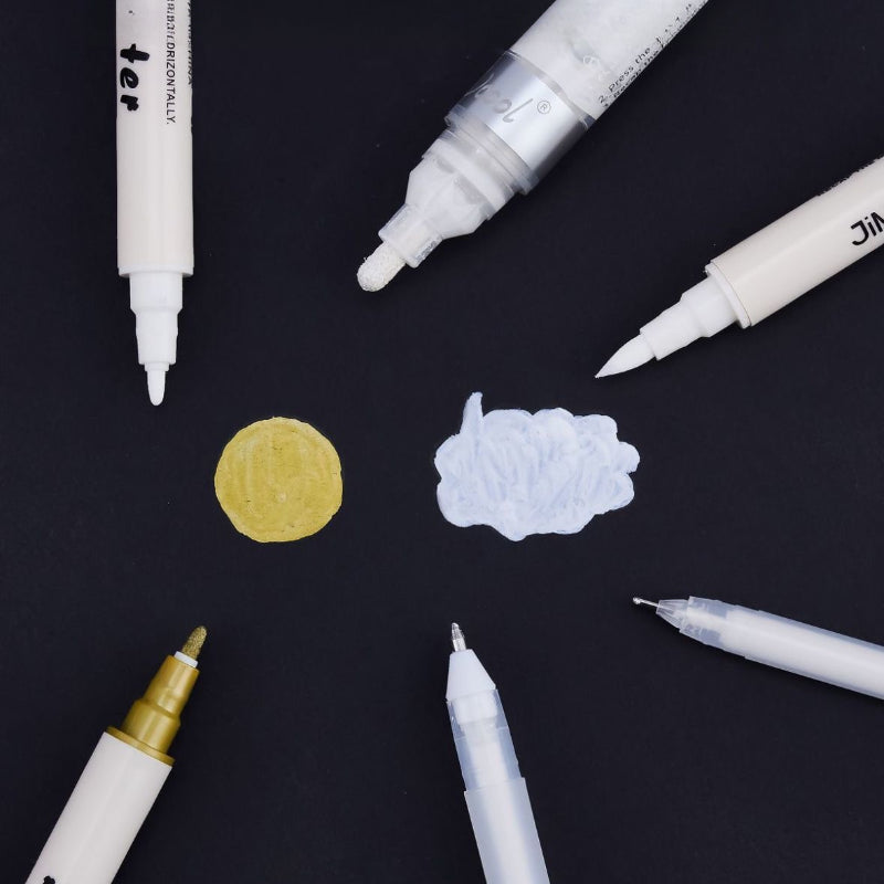 Smart Buddle – 4pc Acrylic White Marker Set